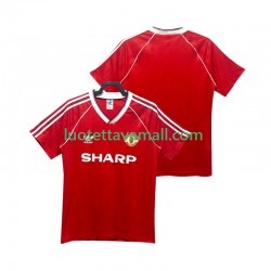 Miehet Manchester United Retro 1988 1990 Lyhythihainen Fanipaita ,Koti