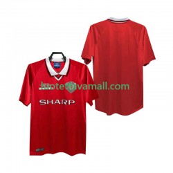 Miehet Manchester United Retro 1999 2000 Lyhythihainen Fanipaita ,Koti