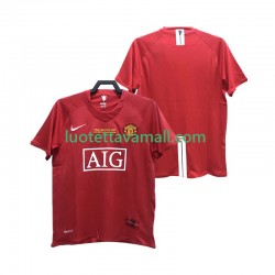 Miehet Manchester United Retro 2007 2008 Lyhythihainen Fanipaita ,Koti