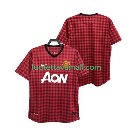 Miehet Manchester United Retro 2012 2013 Lyhythihainen Fanipaita ,Koti