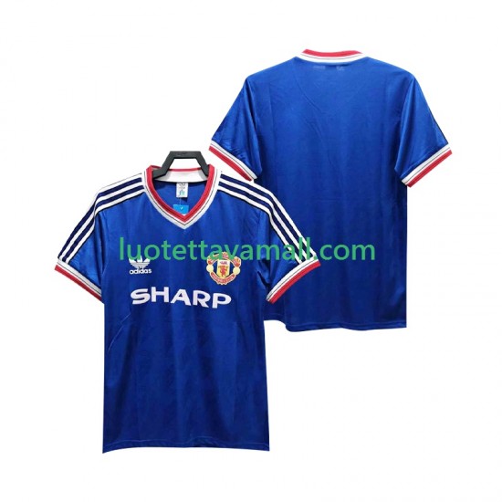 Miehet Manchester United Retro 1986 1988 Lyhythihainen Fanipaita ,Kolmas