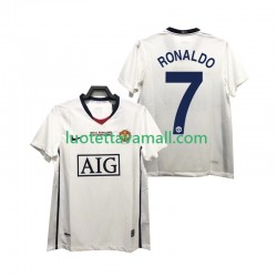Miehet Manchester United Ronaldo 7 Retro Champions League 2008 2009 Lyhythihainen Fanipaita ,Vieras