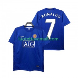 Miehet Manchester United Ronaldo 7 Retro 2008 2009 Lyhythihainen Fanipaita ,Kolmas
