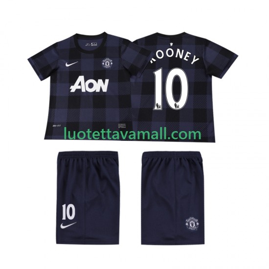 Lapset Manchester United Rooney 10 Retro 2013 2014 Lyhythihainen Fanipaita ,Vieras