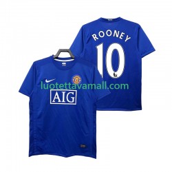 Miehet Manchester United Rooney 10 Retro 2008 2009 Lyhythihainen Fanipaita ,Kolmas
