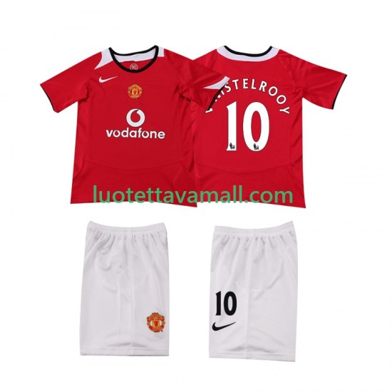 Lapset Manchester United Ruud van Nistelrooy Retro 2005 2006 Lyhythihainen Fanipaita ,Koti
