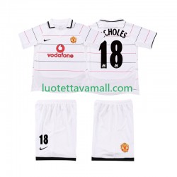 Lapset Manchester United SCHOLES 18 Retro 2003 2006 Lyhythihainen Fanipaita ,Kolmas
