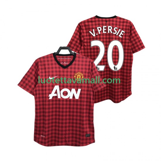Miehet Manchester United V PERSIE 20 Retro 2012 2013 Lyhythihainen Fanipaita ,Koti