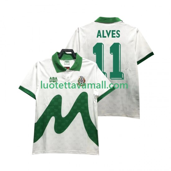 Miehet Meksiko ALVES 11 Retro 1995 Lyhythihainen Fanipaita ,Vieras
