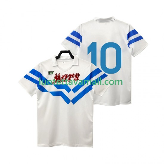 Miehet Napoli 10 Retro 1988 1989 Lyhythihainen Fanipaita ,Vieras
