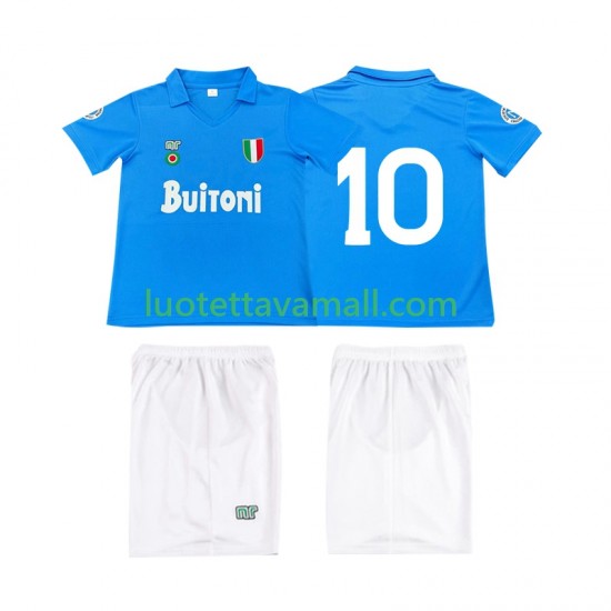 Lapset Napoli 10 Retro 1987 1988 Lyhythihainen Fanipaita ,Koti