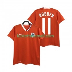 Miehet Alankomaat ROBBEN 11 Retro 2008 Lyhythihainen Fanipaita ,Koti