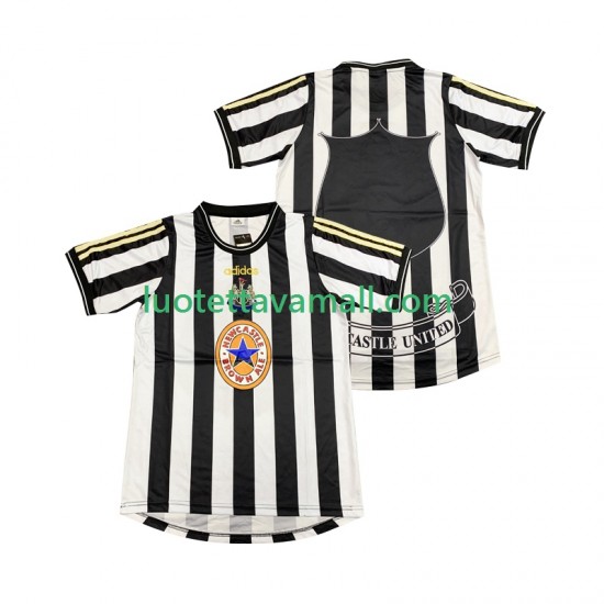 Miehet Newcastle United Retro 1997 1999 Lyhythihainen Fanipaita ,Koti