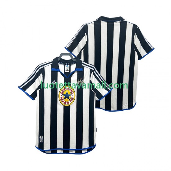 Miehet Newcastle United Retro 1999 2000 Lyhythihainen Fanipaita ,Koti