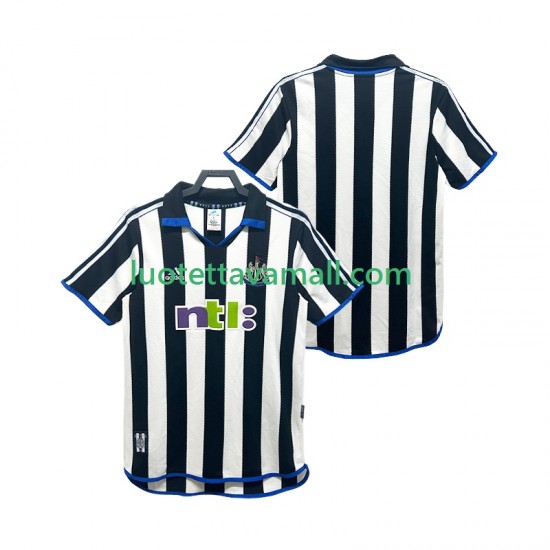 Miehet Newcastle United Retro 2000 2001 Lyhythihainen Fanipaita ,Koti