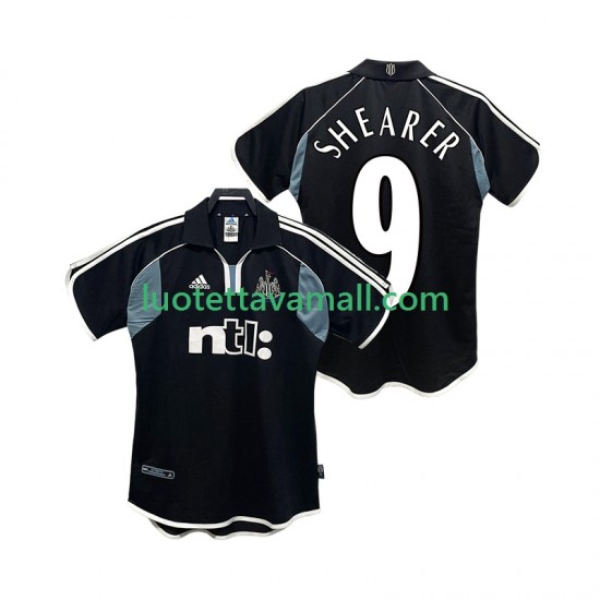 Miehet Newcastle United SHEARER 9 Retro 2000 2001 Lyhythihainen Fanipaita ,Vieras