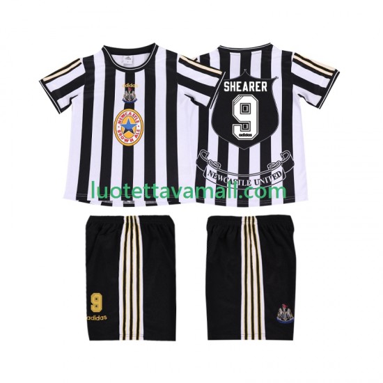Lapset Newcastle United SHEARER 9 Retro 1997 1999 Lyhythihainen Fanipaita ,Koti