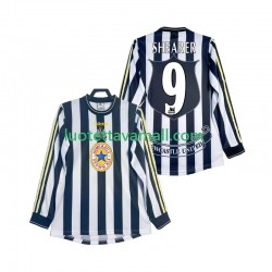 Miehet Newcastle United SHEARER 9 Retro 1997 1999 Pitkähihainen Fanipaita ,Koti