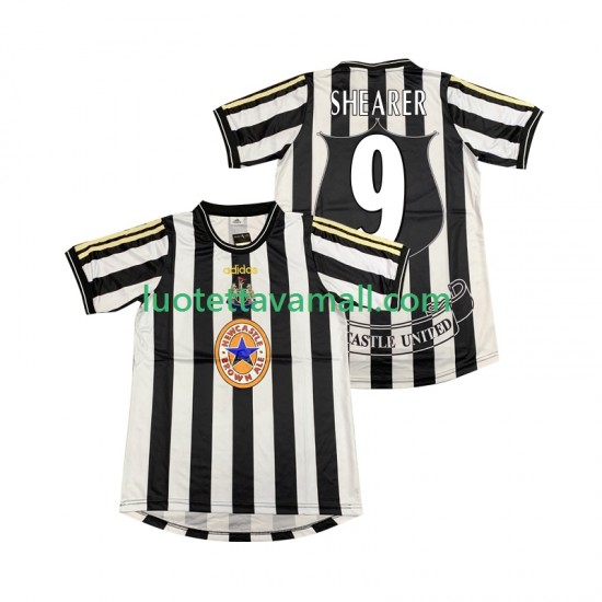 Miehet Newcastle United SHEARER 9 Retro 1997 1999 Lyhythihainen Fanipaita ,Koti