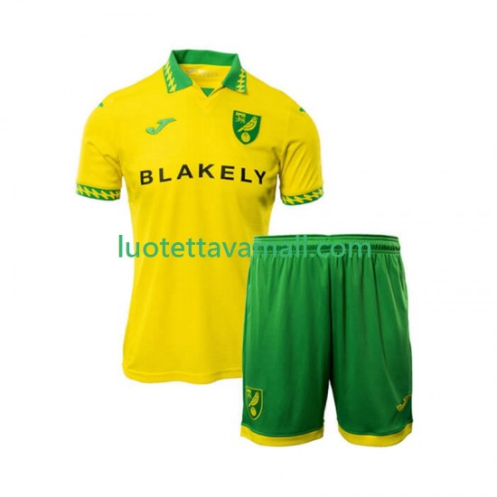 Lapset Norwich City 2025-2026 Lyhythihainen Fanipaita ,Koti