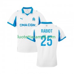Miehet Olympique de Marseille Adrien Rabiot 25 2025-2026 Lyhythihainen Fanipaita ,Koti