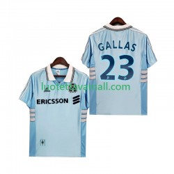 Miehet Olympique de Marseille Gallas 23 Retro 1998 1999 Lyhythihainen Fanipaita ,Vieras