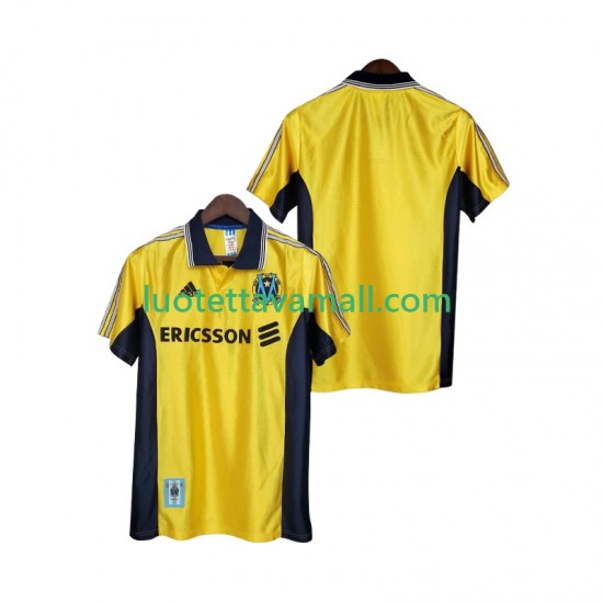 Miehet Olympique de Marseille Retro 1998 1999 Lyhythihainen Fanipaita ,Kolmas