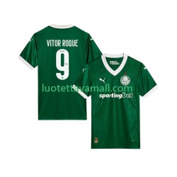 Miehet Palmeiras Vitor Roque 9 2025-2026 Lyhythihainen Fanipaita ,Koti