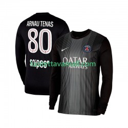 Miehet Paris Saint-Germain Maalivahdin Arnau Tenas 80 2025-2026 Pitkähihainen Fanipaita ,Koti