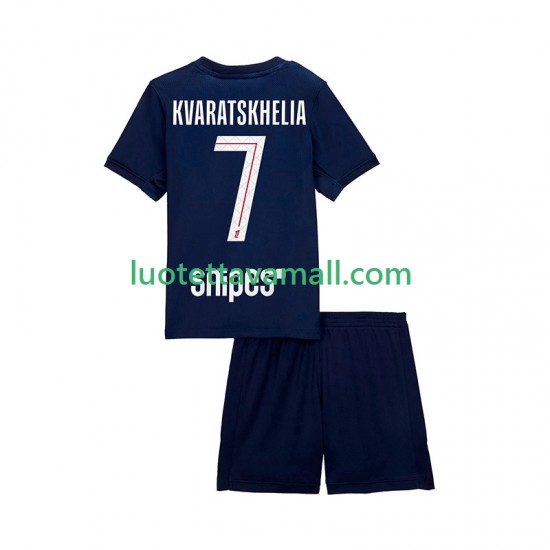 Lapset Paris Saint-Germain Khvicha Kvaratskhelia 7 2025-2026 Lyhythihainen Fanipaita ,Koti