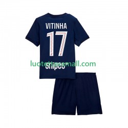 Lapset Paris Saint-Germain Vitinha 17 2025-2026 Lyhythihainen Fanipaita ,Koti