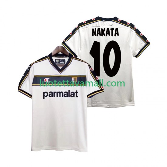 Miehet Parma NAKATA 10 Retro 2002 2003 Lyhythihainen Fanipaita ,Vieras