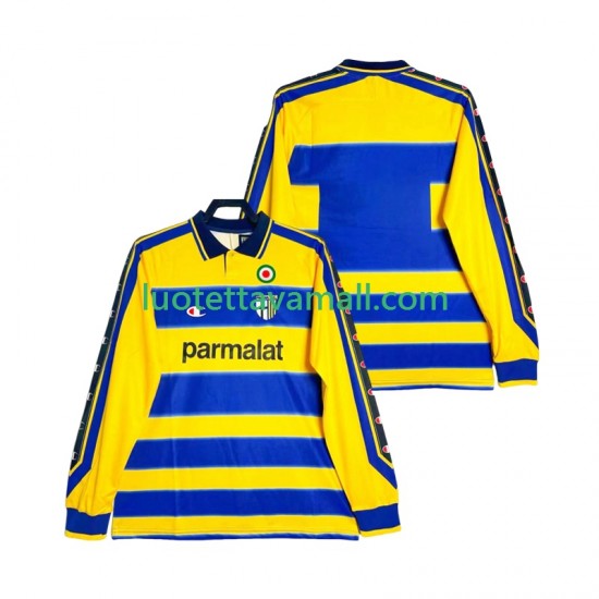 Miehet Parma Retro 1999 2000 Pitkähihainen Fanipaita ,Koti