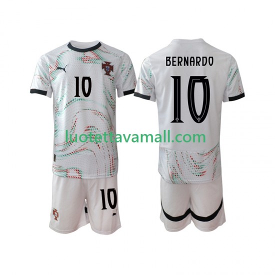 Lapset Portugali Bernardo Silva 10 2025-2026 Lyhythihainen Fanipaita ,Vieras