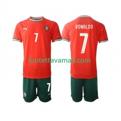 Lapset Portugali Cristiano Ronaldo 7 2025 Lyhythihainen Fanipaita ,Koti