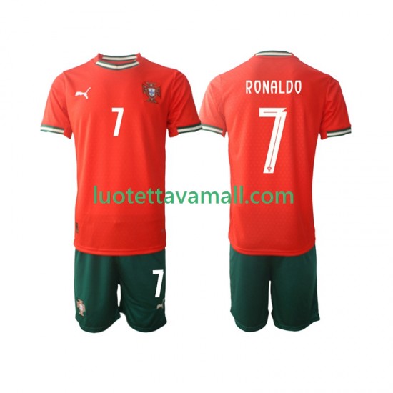 Lapset Portugali Cristiano Ronaldo 7 2025 Lyhythihainen Fanipaita ,Koti