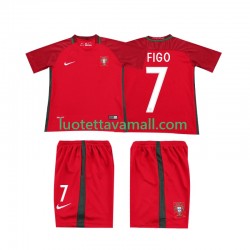 Lapset Portugali Retro FIGO 7 2016 Lyhythihainen Fanipaita ,Koti