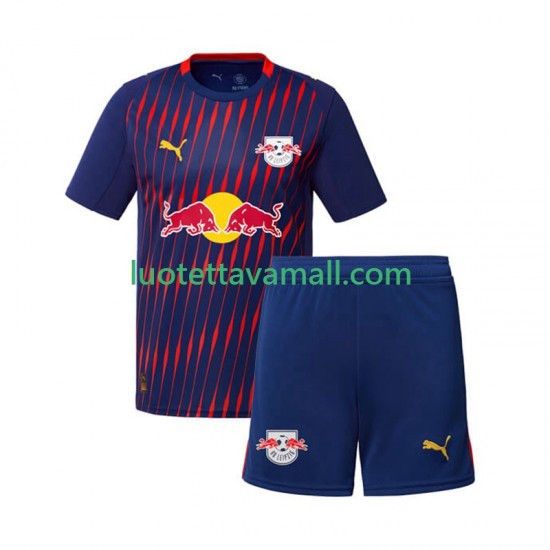 Lapset RB Leipzig 2025-2026 Lyhythihainen Fanipaita ,Vieras