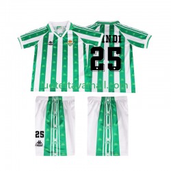 Lapset Real Betis FINIDI 25 Retro 1996 1997 Lyhythihainen Fanipaita ,Koti