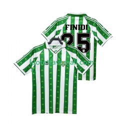 Miehet Real Betis FINIDI 25 Retro 1996 1997 Lyhythihainen Fanipaita ,Koti