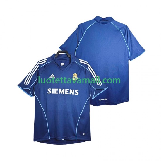 Miehet Real Madrid Retro 2005 2006 Lyhythihainen Fanipaita ,Vieras