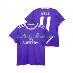 Miehet Real Madrid BALE 11 Retro 2016 2017 Lyhythihainen Fanipaita ,Vieras