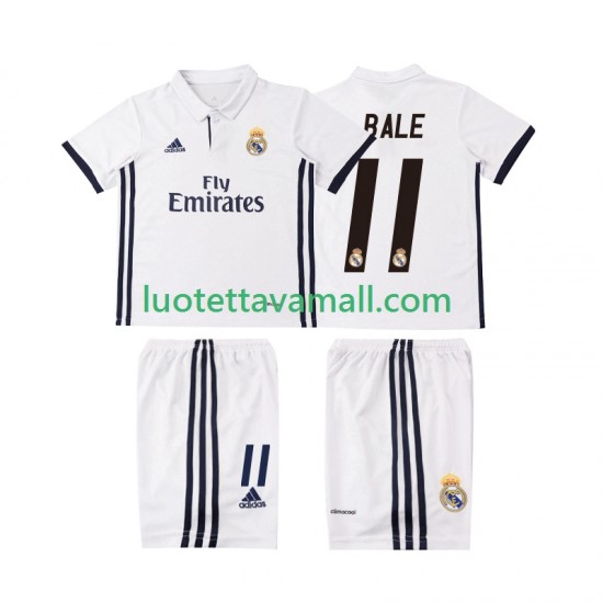 Lapset Real Madrid BALE 11 Retro 2016 2017 Lyhythihainen Fanipaita ,Koti
