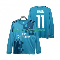 Miehet Real Madrid BALE 11 Retro 2017 2018 Pitkähihainen Fanipaita ,Kolmas