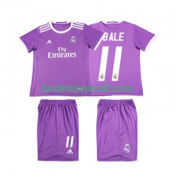 Lapset Real Madrid Bale 11 Retro 2016 2017 Lyhythihainen Fanipaita ,Vieras