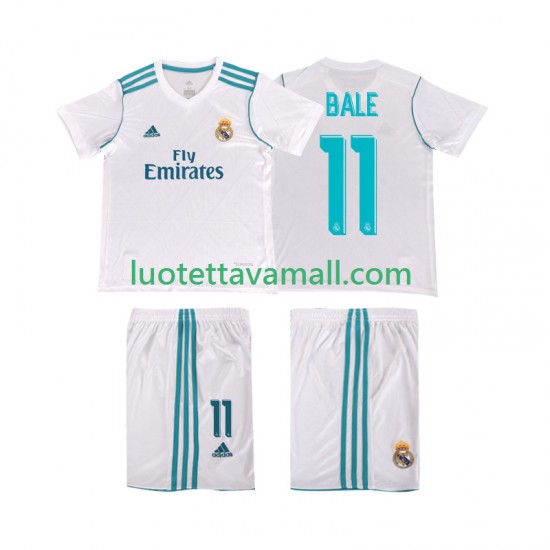 Lapset Real Madrid Bale 11 Retro 2017 2018 Lyhythihainen Fanipaita ,Koti