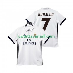 Miehet Real Madrid CRISTIANO RONALDO 7 Retro 2017 2018 Lyhythihainen Fanipaita ,Koti