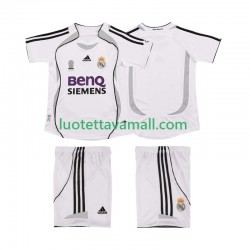 Lapset Real Madrid Retro 2006 2007 Lyhythihainen Fanipaita ,Koti