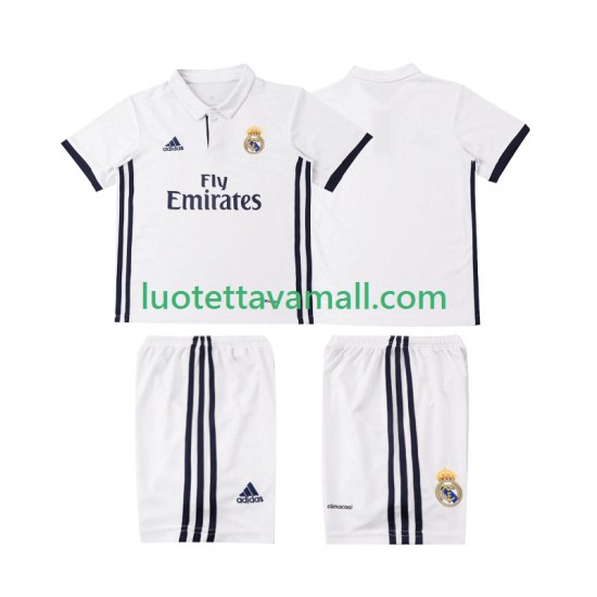 Lapset Real Madrid Retro 2016 2017 Lyhythihainen Fanipaita ,Koti