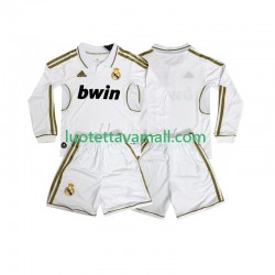 Lapset Real Madrid Retro 2011 2012 Pitkähihainen Fanipaita ,Koti